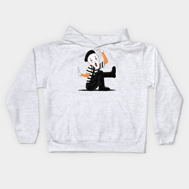 The Silent Scream! Kids Hoodie by Raffiti